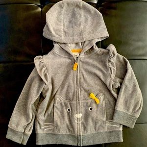 Toddler zip hoody